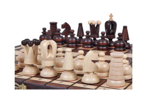 Шахи MADON Роял Максі коричневий, бежевий Уні 31х31см арт 151 MD151