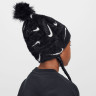 Шапка Nike Sportswear Peak Sc Swoosh Graphics And Faux Fur Pompom Detail FZ3062-010