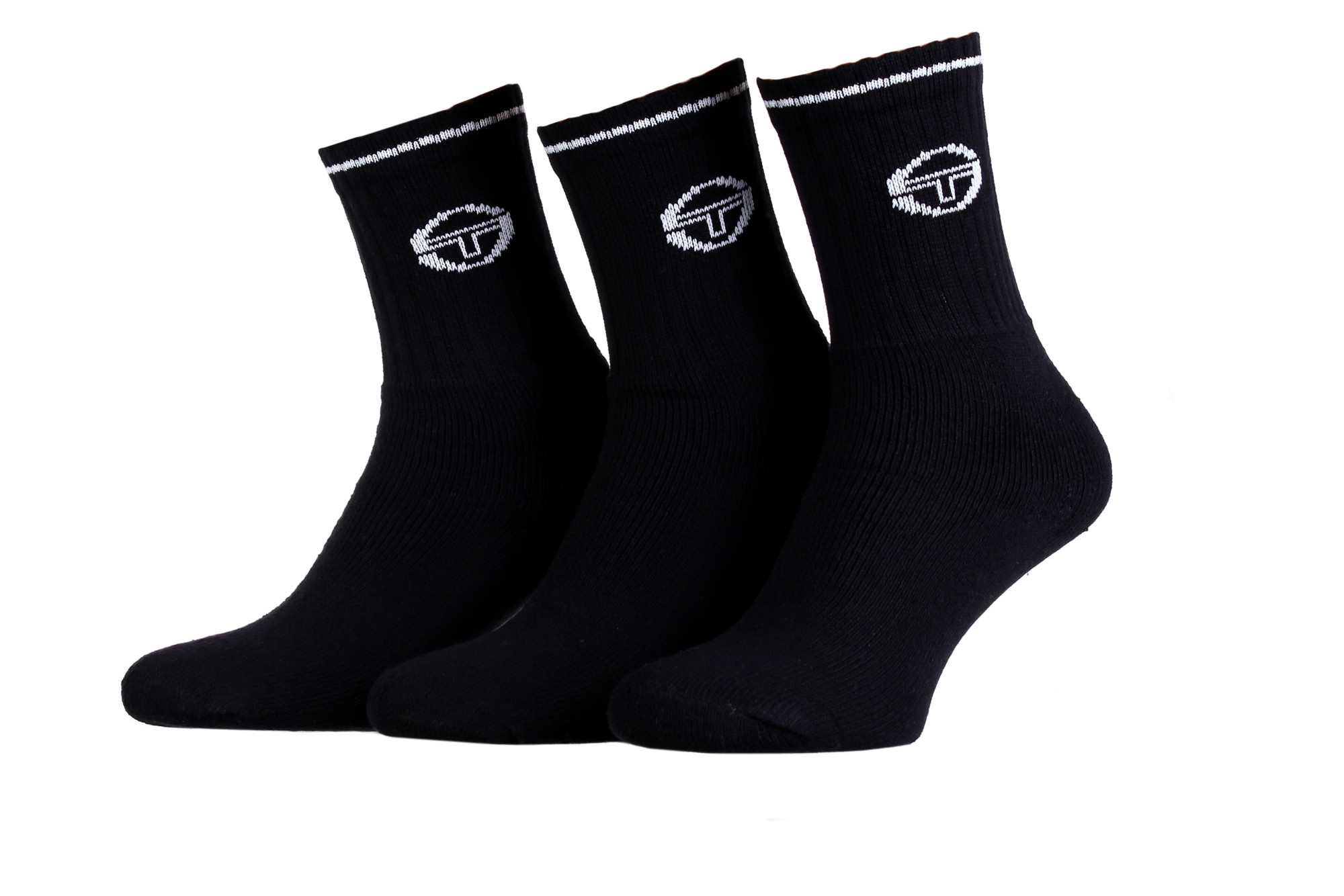 Шкарпетки Sergio Tacchini 3-pack чорний Діт 27-30 83520410-2