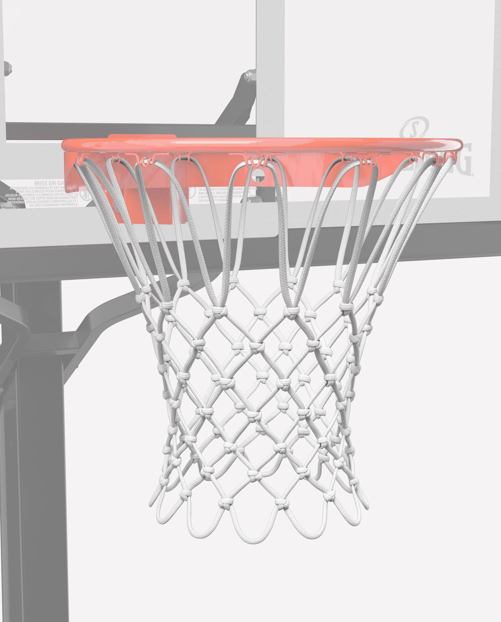 Сітка Spalding Basketball Net Heavy Duty Outdoor всепогодна біла - 8235SCNR 8235SCNR