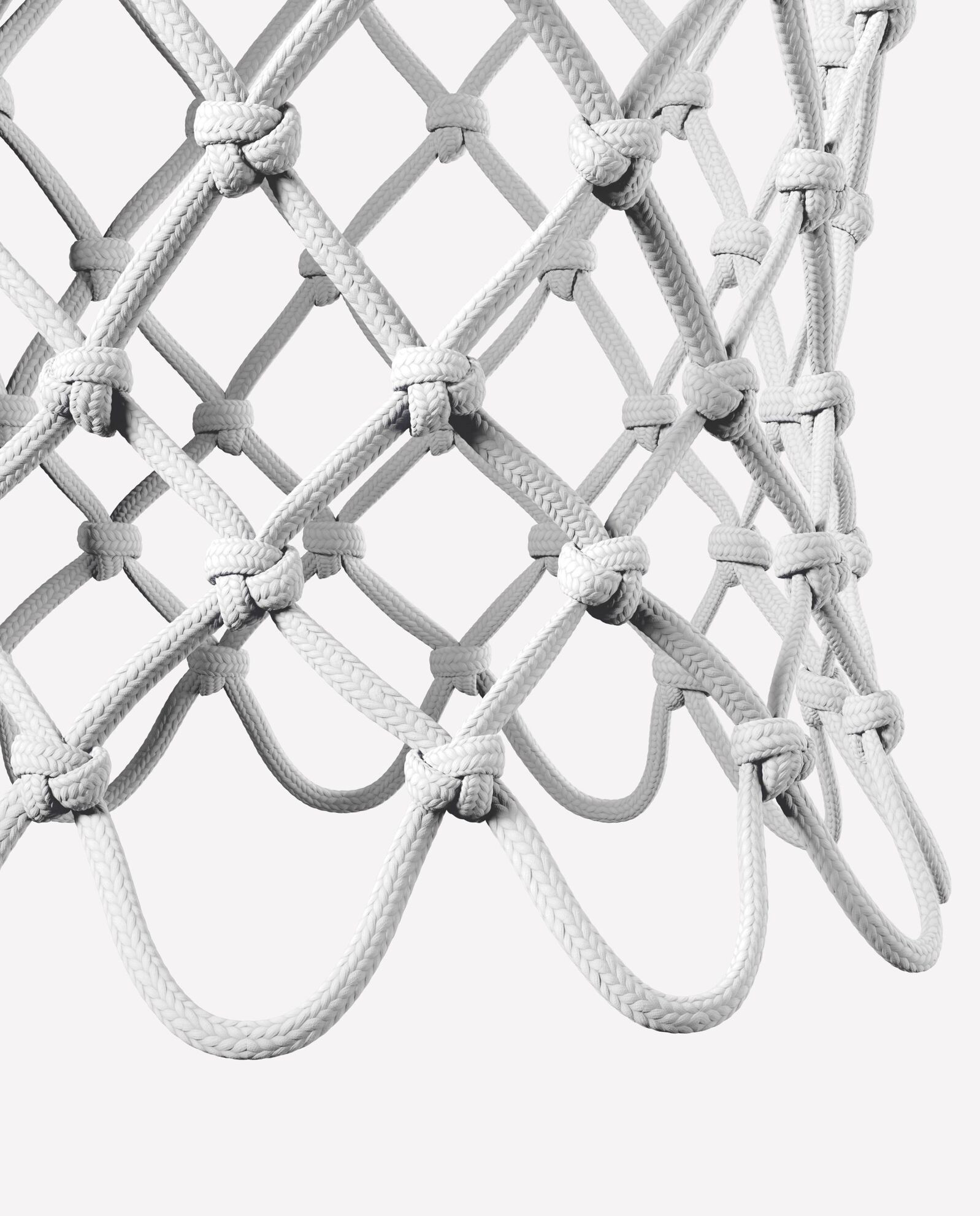 Сітка Spalding Basketball Net Heavy Duty Outdoor всепогодна біла - 8235SCNR 8235SCNR