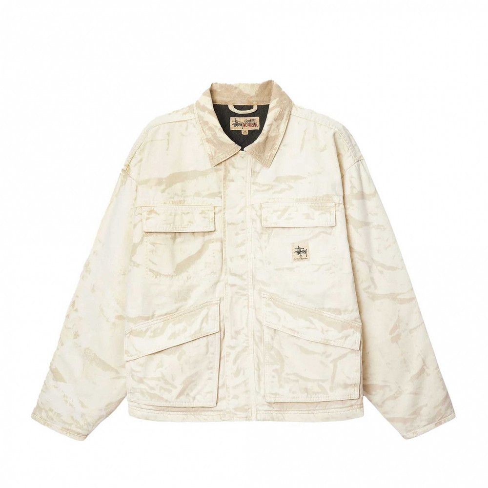 Куртка чоловіча Stussy Distressed Canvas Shop Jacket Beige 115726-1007 XL 115726-1007