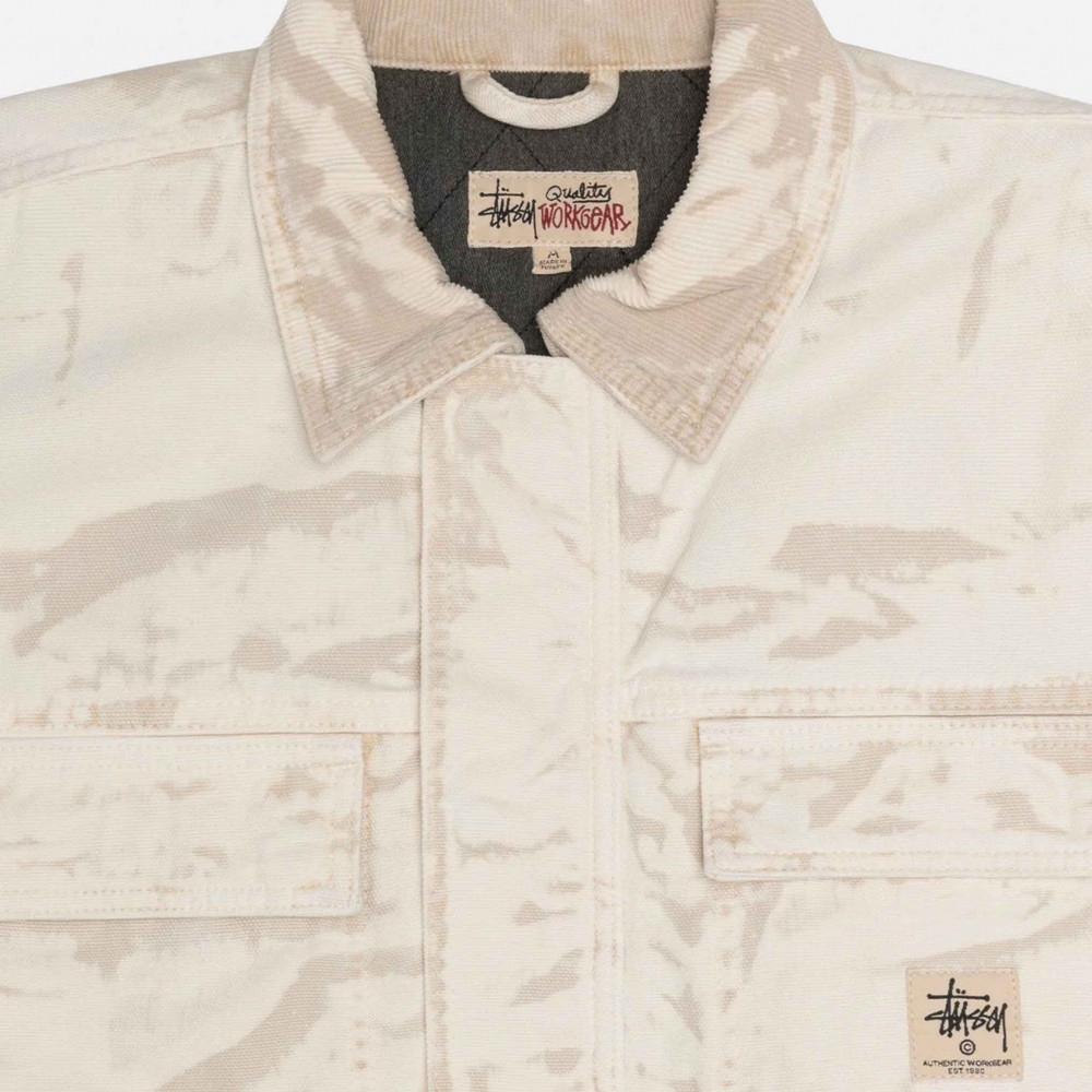 Куртка чоловіча Stussy Distressed Canvas Shop Jacket Beige 115726-1007 XL 115726-1007