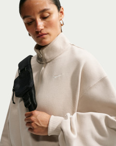 Толстовка Nike W STDO FLC MW OS CROP QZ IM8501-236