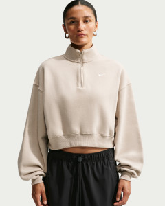 Толстовка Nike W STDO FLC MW OS CROP QZ IM8501-236