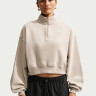 Толстовка Nike W STDO FLC MW OS CROP QZ IM8501-236
