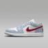 Кросівки Jordan 1 Low Blue Whisper Dune Red (W) DC0774-164