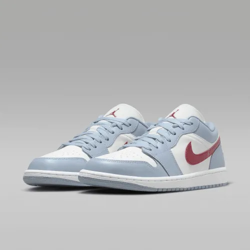 Кросівки Jordan 1 Low Blue Whisper Dune Red (W) DC0774-164