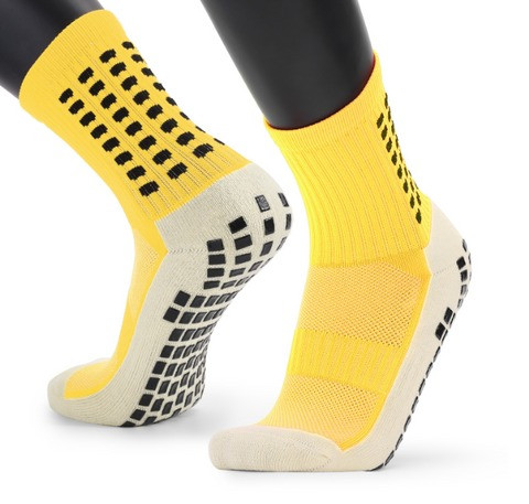 Шкарпетки тренувальні FOOTBALL SOCKS жовто-сірі 14032025-YG, Цвет Жёлтый, Размер (Европа) - 33-39 14032025-YG