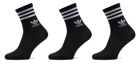 Шкарпетки Adidas CREW SOCK  3STR чорний Уні L (43-45) IL5022