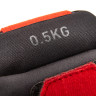 Обважнювачі щиколотки Reebok Flexlock Ankle Weights чорний, червоний 0.5 кг (RAWT-11270) RAWT-11270