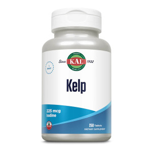 Таблетки KAL Kelp Iodine 225mcg - 250 tabs 2023-10-2165