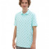 Поло Men's Polo Shirt with Palm Pattern 1042114ХХ35504 Tom Tailor L Блакитний 1042114ХХ35504