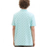 Поло Men's Polo Shirt with Palm Pattern 1042114ХХ35504 Tom Tailor L Блакитний 1042114ХХ35504