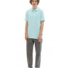 Поло Men's Polo Shirt with Palm Pattern 1042114ХХ35504 Tom Tailor L Блакитний 1042114ХХ35504