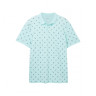 Поло Men's Polo Shirt with Palm Pattern 1042114ХХ35504 Tom Tailor L Блакитний 1042114ХХ35504