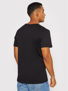 Футболка JJLEO TEE SS 12200239-Black-Fit:Standard Fit Jack&Jones S Чорний 12200239-BLACK-FIT:STANDA