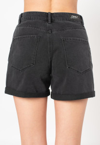 Шорти ONLVEGA LIFE HW MOM SHORTS BJ745 15234370-Black ONLY M Чорний 15234370-BLACK