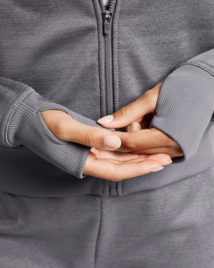 Толстовка жіноча Nike Therma-Fit One Full-Zip Hoodie Grey FB5216-091