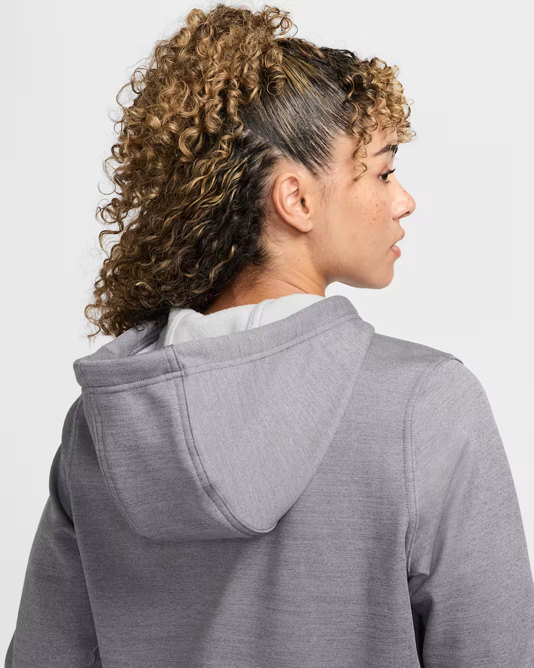 Толстовка жіноча Nike Therma-Fit One Full-Zip Hoodie Grey FB5216-091