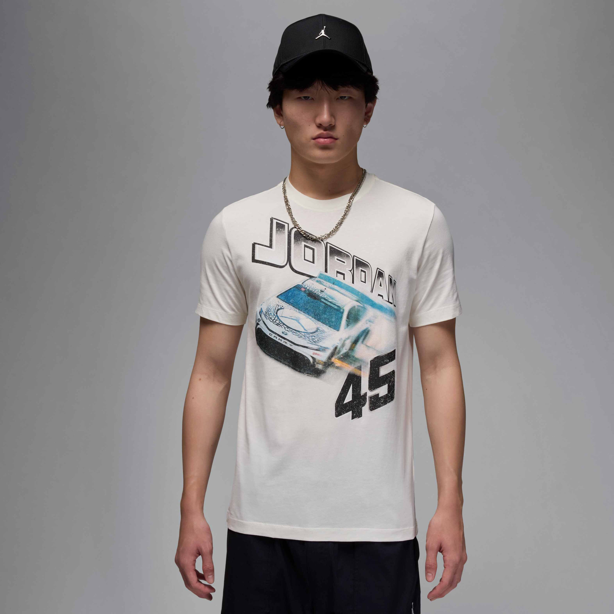 Футболка чоловіча Nike Brand Car Ss Crew White IB7351-133