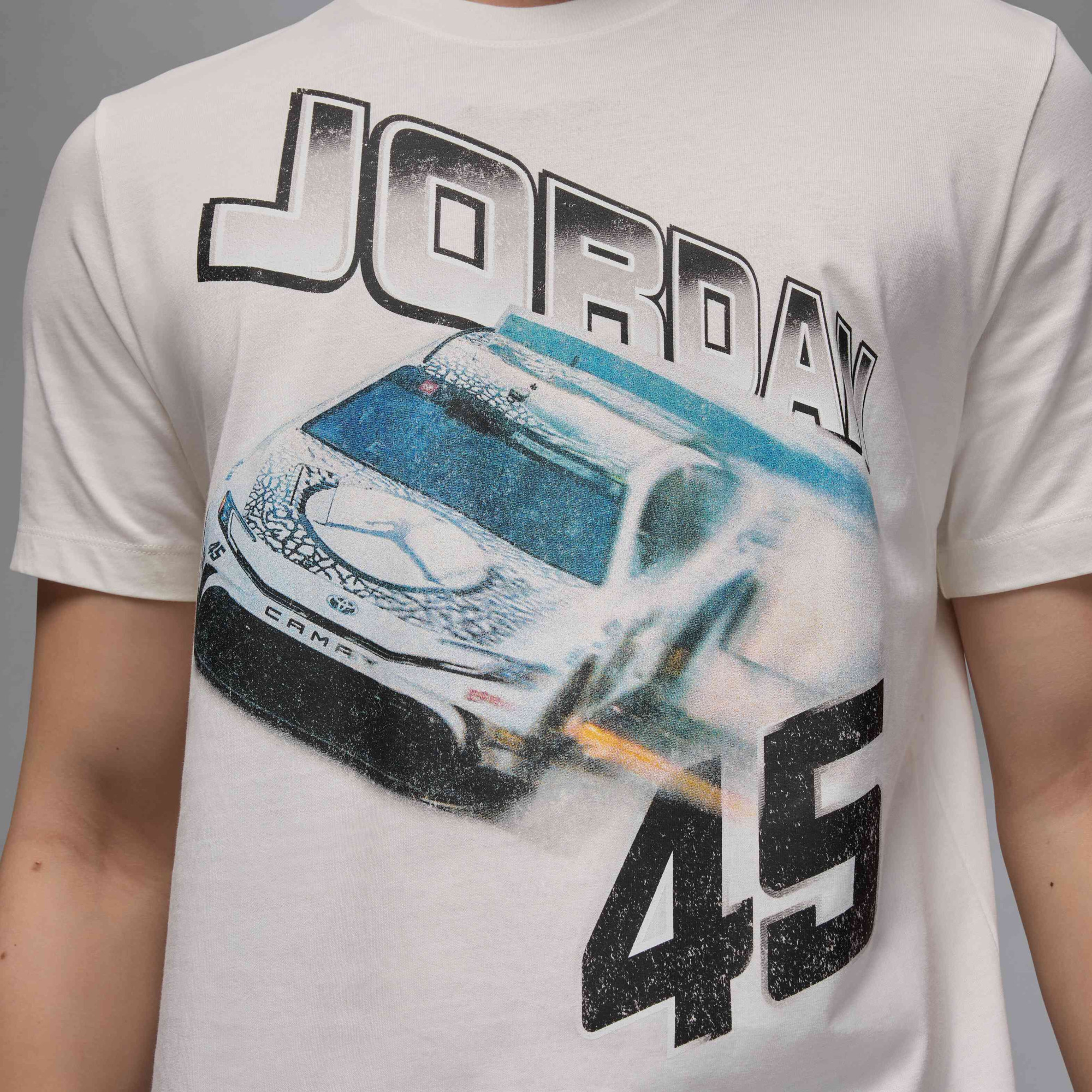 Футболка чоловіча Nike Brand Car Ss Crew White IB7351-133