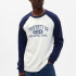 Футболка з довгим рукавом LONGSLEEVE RAGLAN TEE 765764-01 GAP L Білий 765764-01