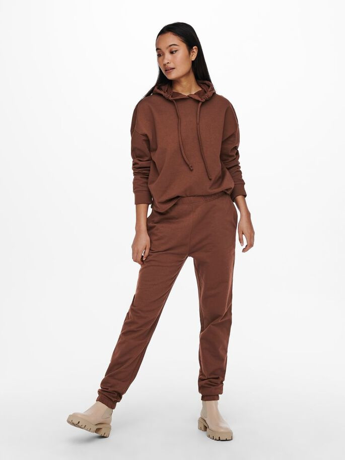 Штани ONLDREAMER LIFE SWEAT PANT SWT NOOS 15241104 Chocolate Fondant ONLY L/30 Коричневий 15241104ChocolateFondant