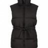Жилетка belted puffer vest 1033562-14482 Tom Tailor L Чорний 1033562-14482