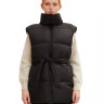 Жилетка belted puffer vest 1033562-14482 Tom Tailor L Чорний 1033562-14482
