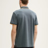 Футболка поло POLO SHIRT WITH STRETCH 1045629-35198 Tom Tailor L Темно-сірий 1045629-35198