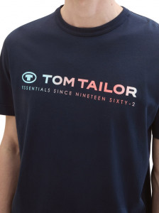Футболка Men's T-shirt 1041855ХХ10668 Tom Tailor L Темно-синій 1041855ХХ10668
