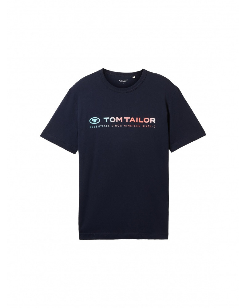 Футболка Men's T-shirt 1041855ХХ10668 Tom Tailor L Темно-синій 1041855ХХ10668