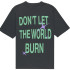 Футболка Heron Preston HP Burn T-Shirt 'Black' HMAA032F23JER0161001