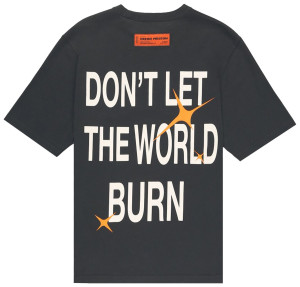 Футболка Heron Preston HP Burn T-Shirt 'Black' HMAA032F23JER0161001