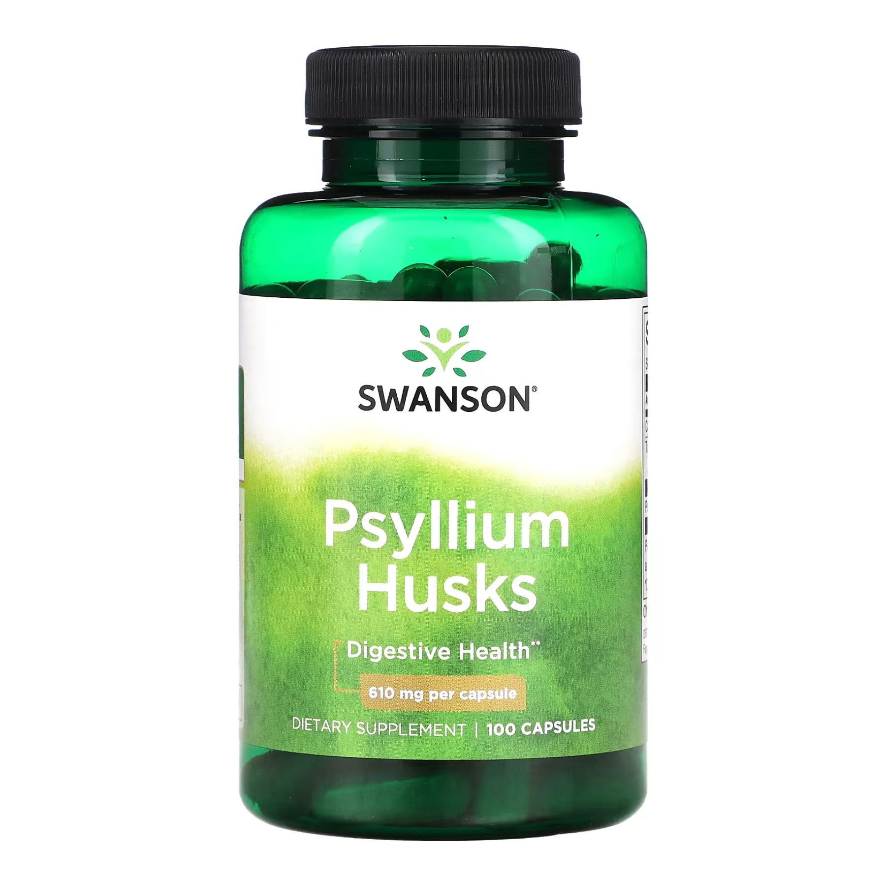 Капсули Swanson Psyllium Husks 610mg - 100 caps 2023-10-4071