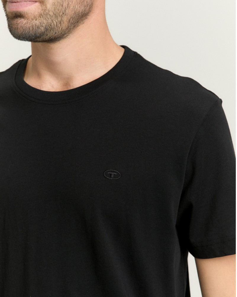 Футболка men's T-shirt 1050139-29999 Tom Tailor L Чорний 1050139-29999