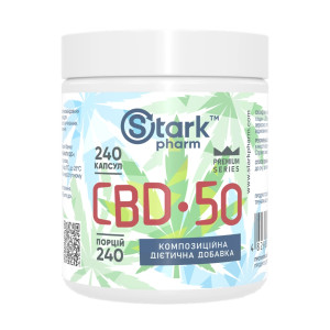 Капсули Stark Pharm CBD 50mg - 240 caps 2023-10-4018