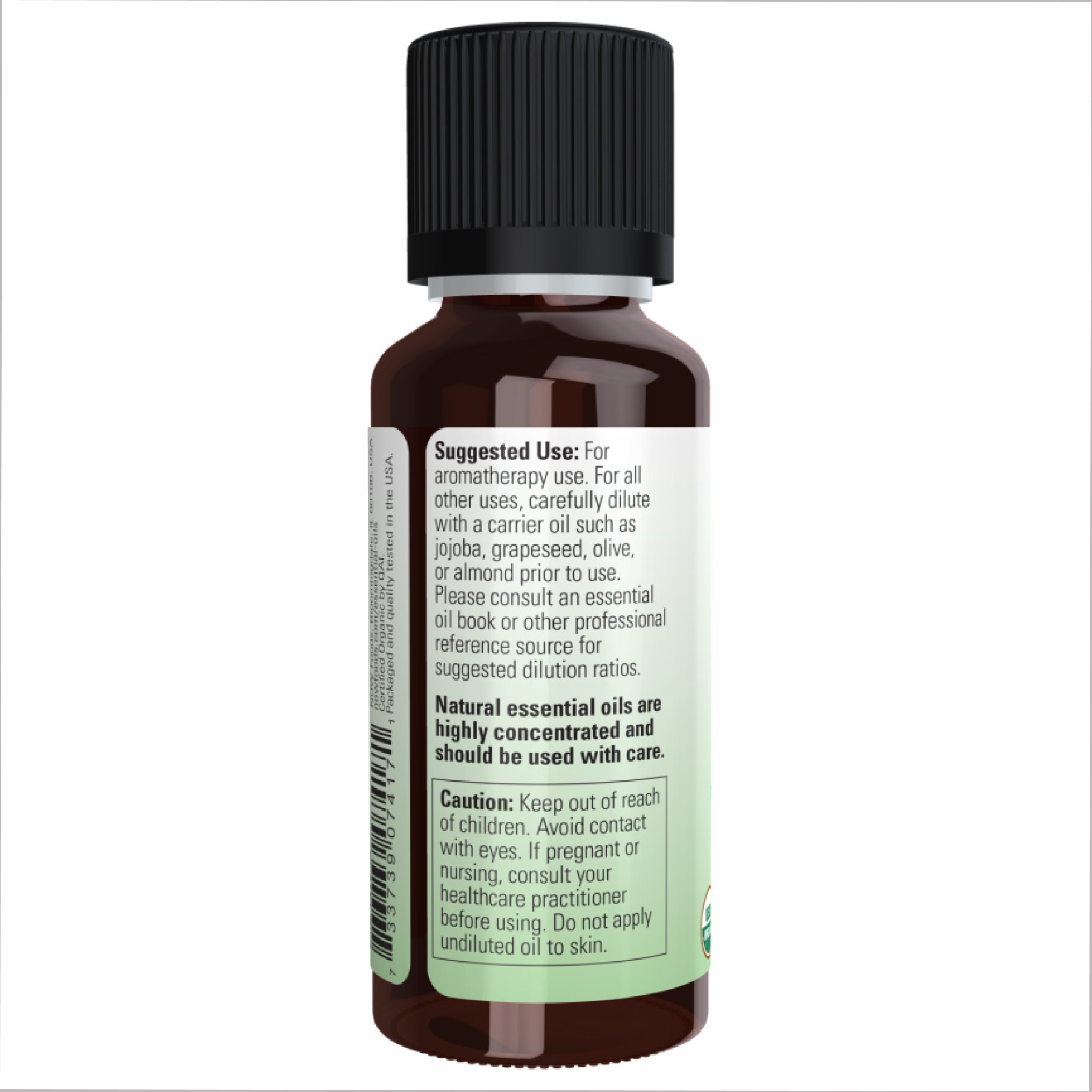 Рідина Now Foods Org Cinnamon Cassia Oil - 30ml (1fl.0z) (Пошкоджена етикетка) 2023-10-3339