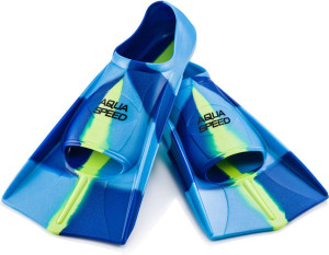 Ласти Aqua Speed TRAINING FINS 7939 синій, блакитний, жовтий Уні 31-32 137-82