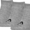 Шкарпетки Head ELEMENTS ALL SPORTS SNEAKER 3P сірий Чол 39-42 701229011-004