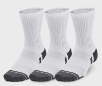 Шкарпетки UA Performance Cotton 3p Mid білий Уни LG 1379530-100