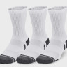 Шкарпетки UA Performance Cotton 3p Mid білий Уни LG 1379530-100