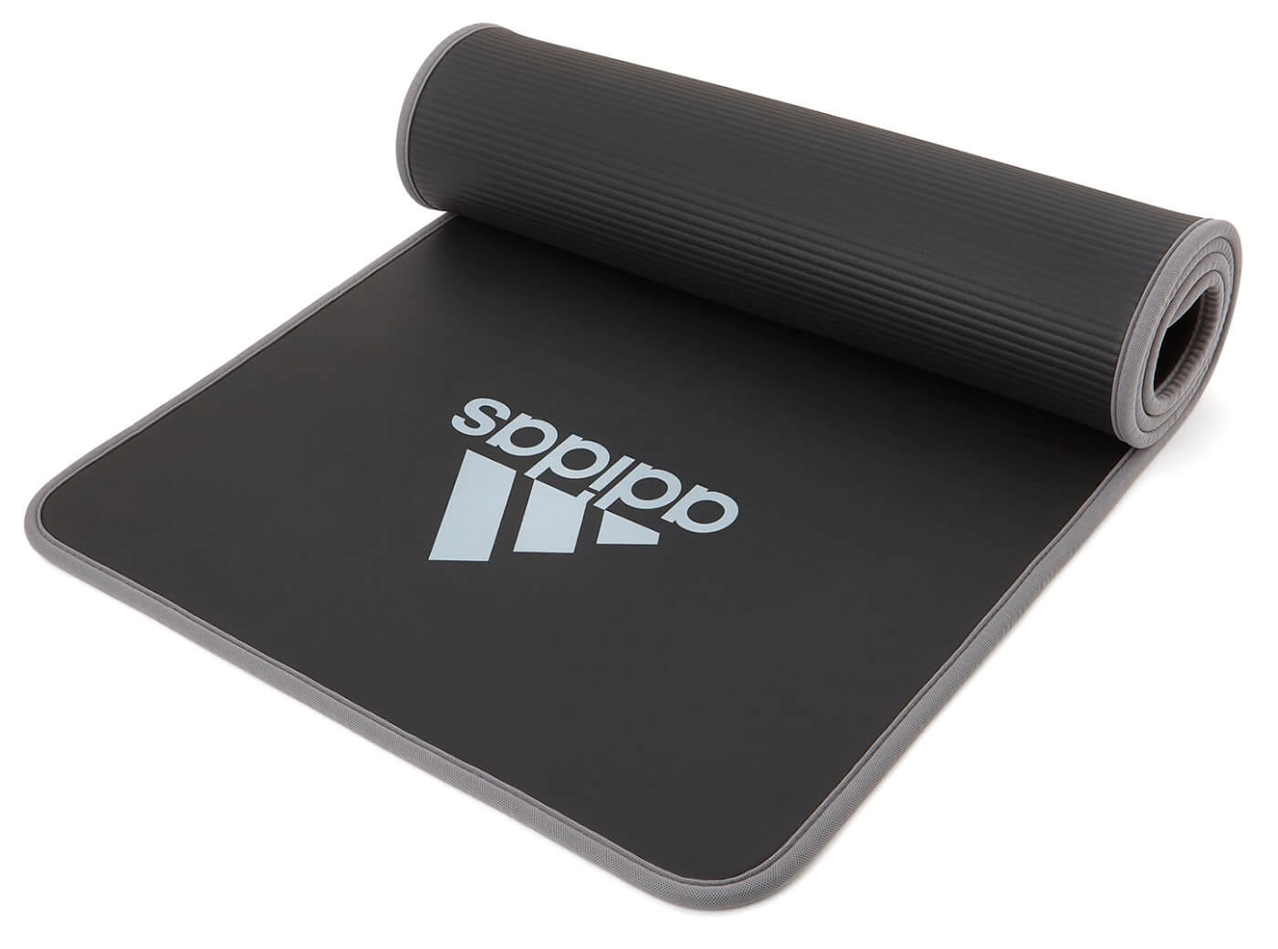 Килимок для тренувань Adidas Trainingsmatte чорний, сірий Уні 183х61х1 ADMT-12235GR