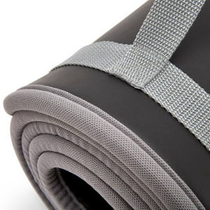 Килимок для тренувань Adidas Trainingsmatte чорний, сірий Уні 183х61х1 ADMT-12235GR