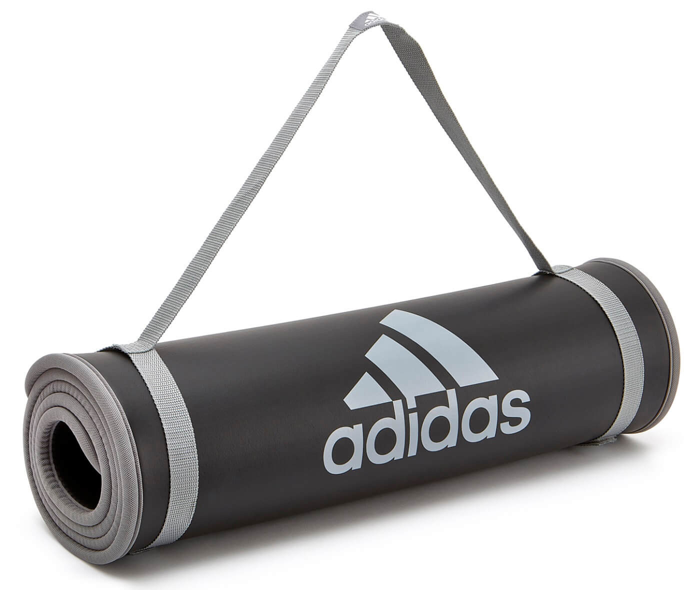 Килимок для тренувань Adidas Trainingsmatte чорний, сірий Уні 183х61х1 ADMT-12235GR