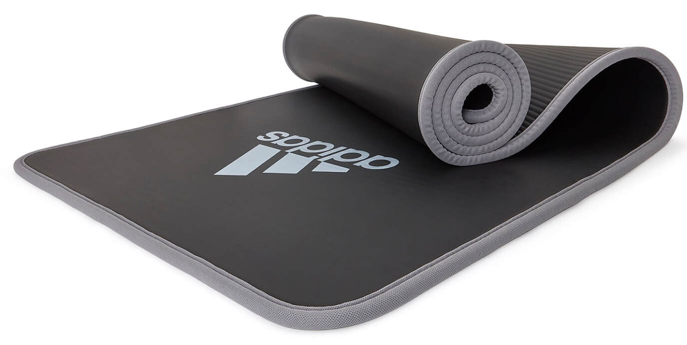 Килимок для тренувань Adidas Trainingsmatte чорний, сірий Уні 183х61х1 ADMT-12235GR