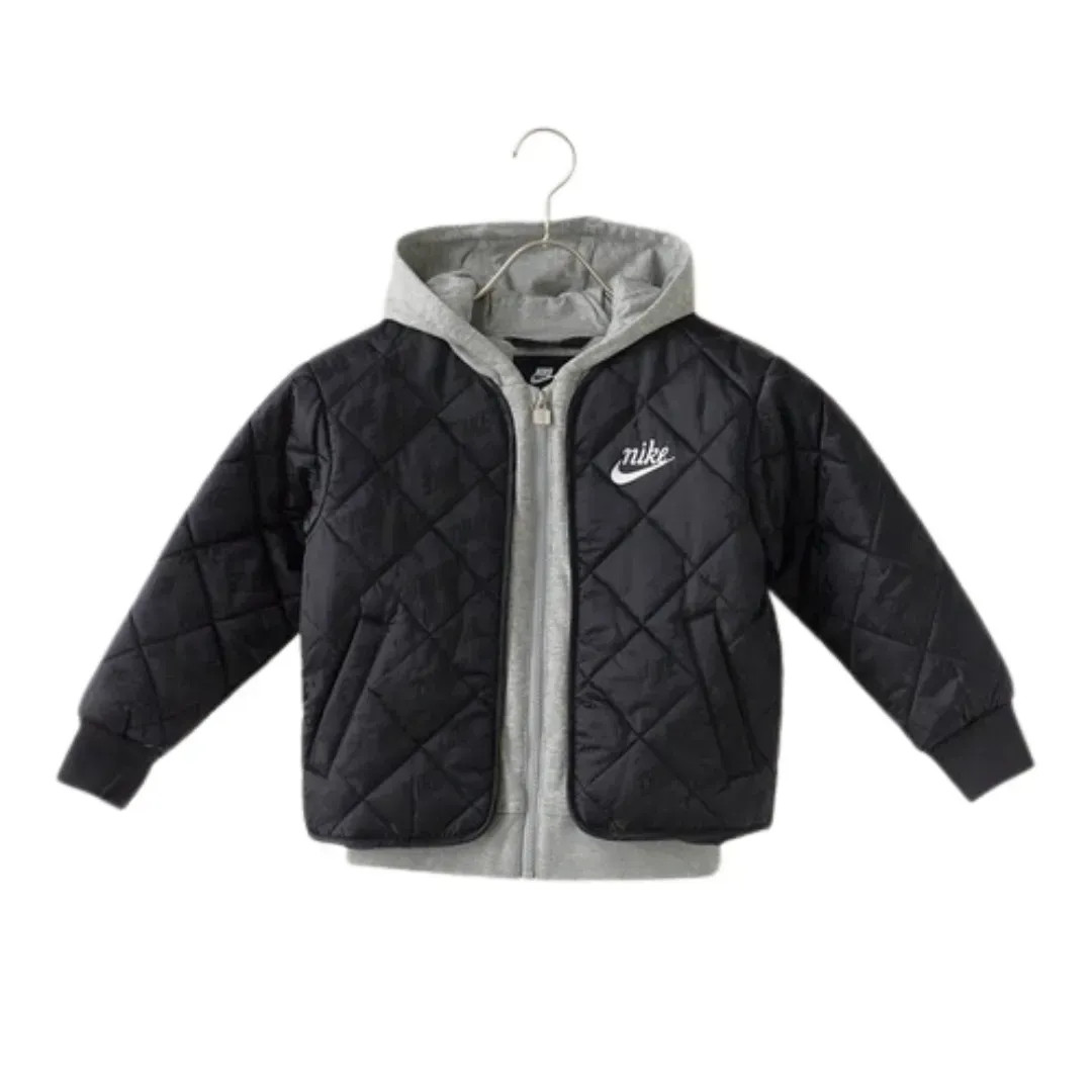 Куртка дитяча Nike Fleece Hooded Quilt Jacket 86N071-023