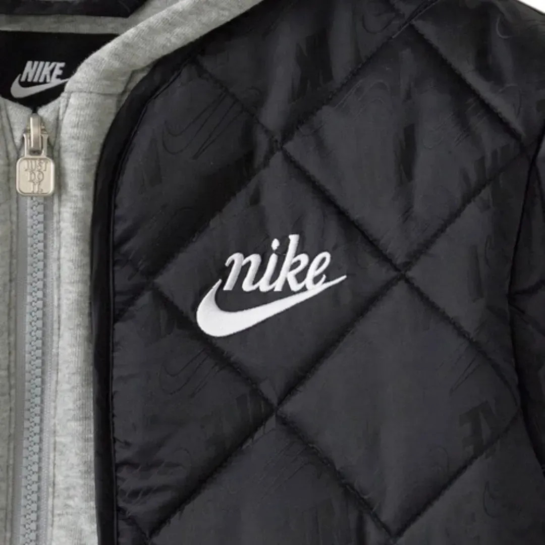 Куртка дитяча Nike Fleece Hooded Quilt Jacket 86N071-023