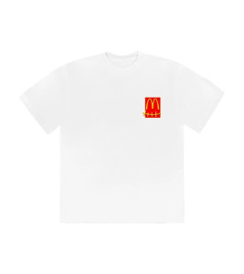 Футболка Travis Scott белая картошка TRAVIS SCOTT X MCDONALD'S
